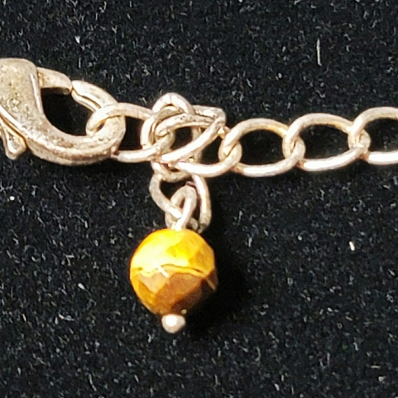 Lia Sophia Tigers Eye Stone Necklace - Picture 6 of 7